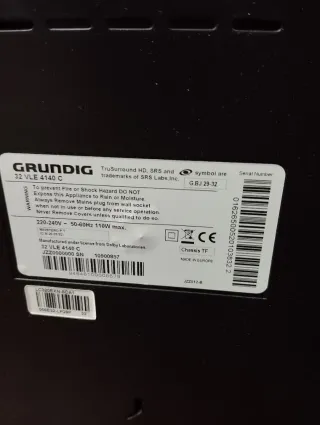 Televisor Grundig 32 Negro