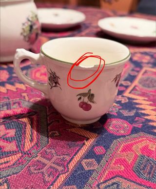 Juego de té San Claudio con jarra y azucarero