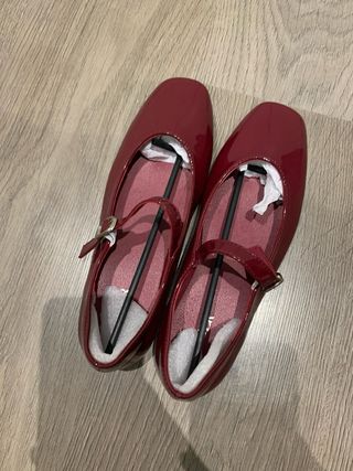 Bailarinas charol burdeos Cider T.38.
