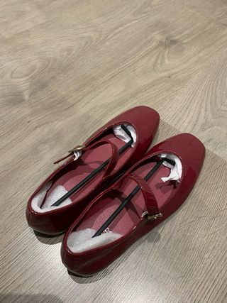Bailarinas charol burdeos Cider T.38.