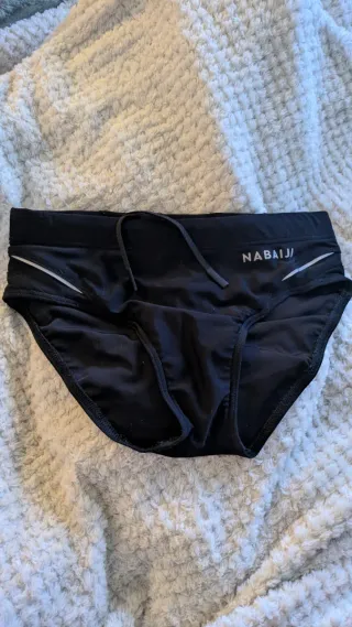 Bañador slip Nabaiji negro talla M