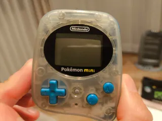 Nintendo Pokémon mini azul y gris