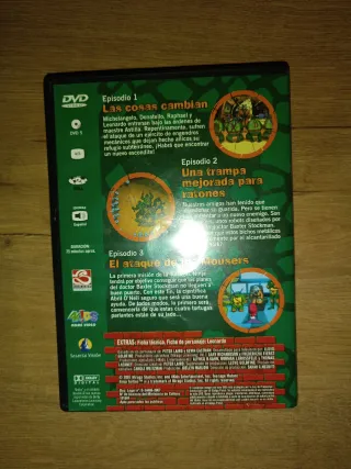 DVD Las Tortugas Ninja