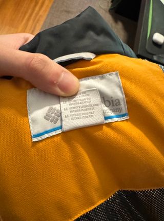 Chaqueta Columbia Shotski Hombre Gris/Amarillo