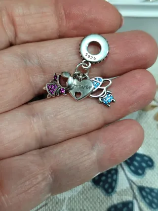 Colgante Corazón Forever Plata 925,niños