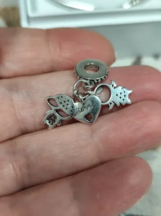 Colgante Corazón Forever Plata 925,niños