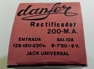 Rectificador Antiguo para Tocadiscos