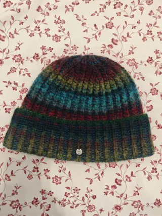 Gorro de lana multicolor