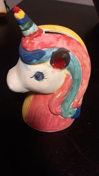 Hucha Unicornio Yeso para pintar encima