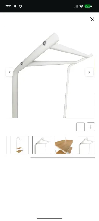 Recibidor Perchero Metálico Nyana Home