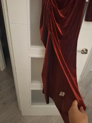 Vestido rojo de terciopelo