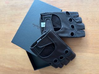Mitones Rapha GT Cuero Negro