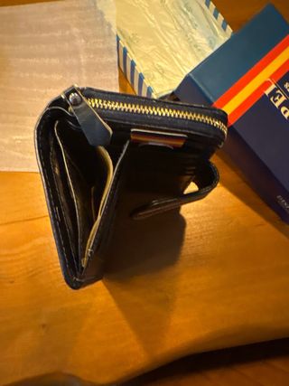 Cartera DISPEL Piel Azul Multicolor