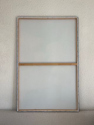 Cuadro abstracto beso parejas