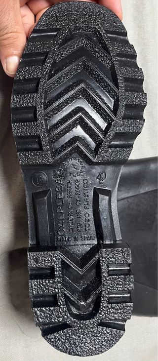 Botas de agua negras talla 40