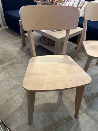 2 Sillas Ikea Lisabo Madera