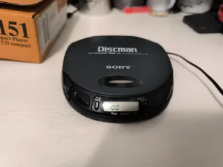 Sony Discman D-151 con caja e instrucciones