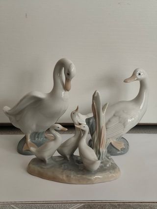 Figuras Nao de porcelana, 3 patos