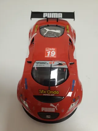 Scalextric Seat Cupra GT Rojo con luces