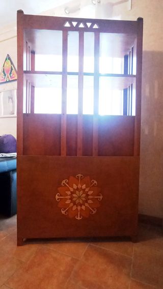 Scrivania in legno massello fatta a mano