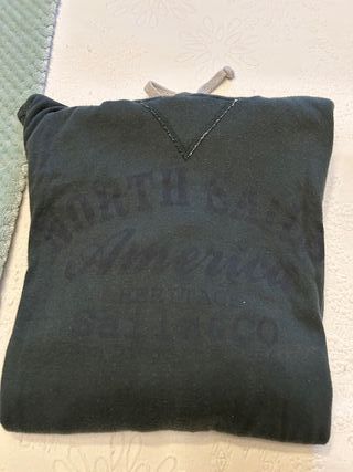 Sudadera verde hombre