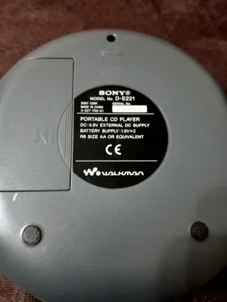 Reproductor CD Sony Walkman ESPMAX D-E221