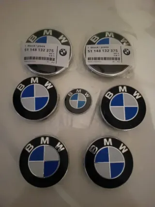 Kit 8 Escudos Emblemas BMW
