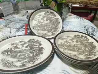 Platos ingleses antiguos enoch wedwood (tunstall)