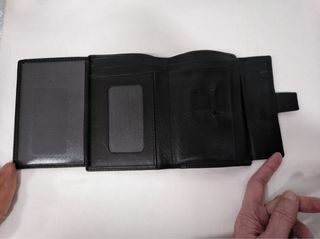 Cartera hombre piel negra