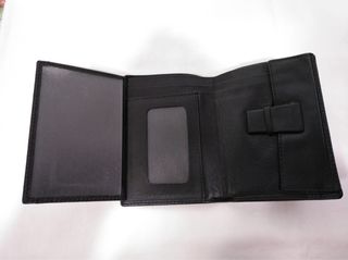 Cartera hombre piel negra