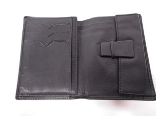 Cartera hombre piel negra