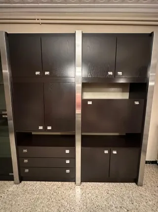 Mueble negro vintage comedor. Se vende tb separado