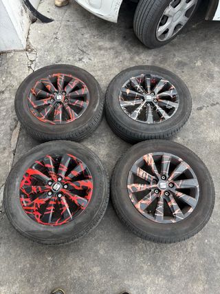 Llantas Seat Ibiza 6F 15 pulgadas neumaticos 90%