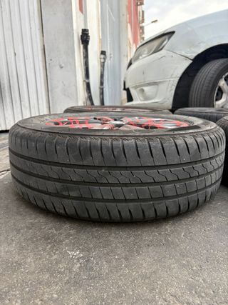 Llantas Seat Ibiza 6F 15 pulgadas neumaticos 90%