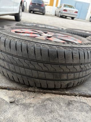 Llantas Seat Ibiza 6F 15 pulgadas neumaticos 90%