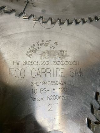 Discos de corte madera 300mm