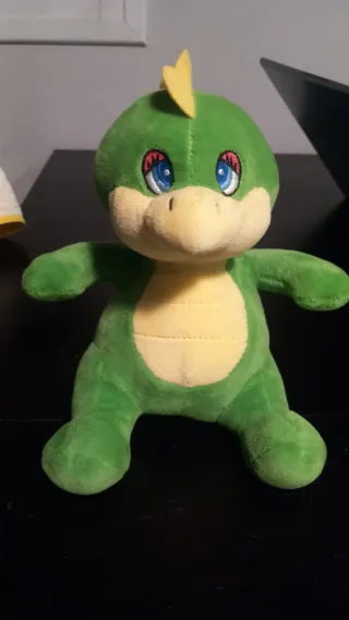 Peluche Dragón Verde y Amarillo