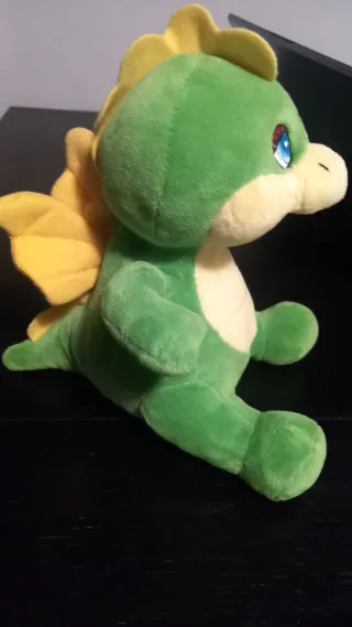 Peluche Dragón Verde y Amarillo