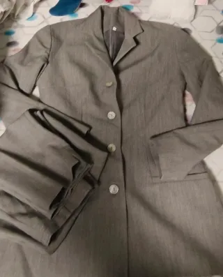 Abito da ufficio grigio donna