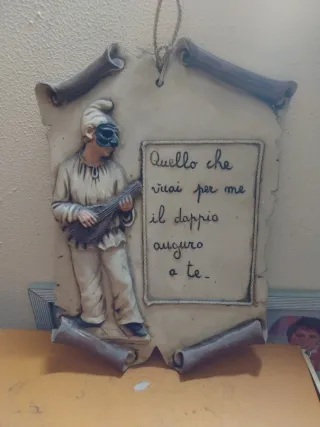 Quadro Pulcinella con musica