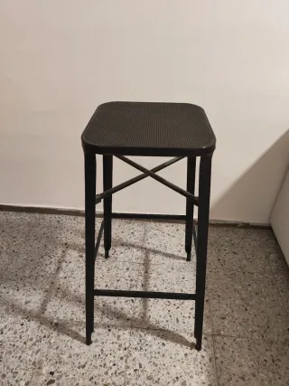 Taburetes alto negro