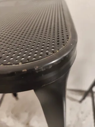 Taburetes alto negro