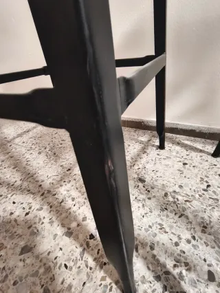 Taburetes alto negro