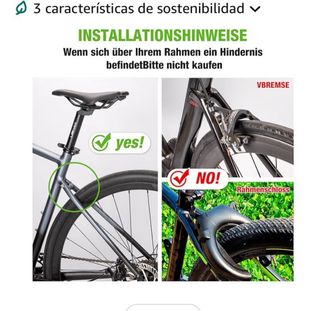 Guardabarros GEWAGE Bicicleta 700 C/28