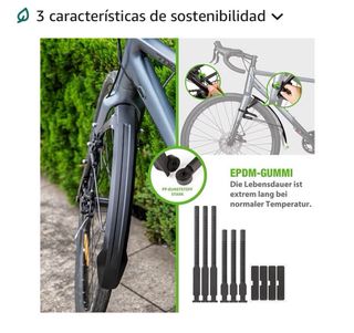Guardabarros GEWAGE Bicicleta 700 C/28
