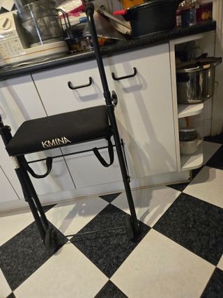 Andador plegable con asiento