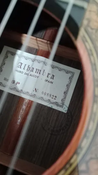 Guitarra Clásica Alhambra 5P