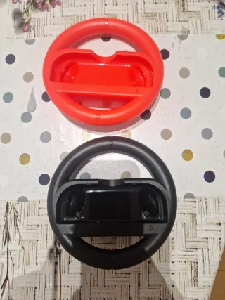 Volante Nintendo Switch Rojo y Negro