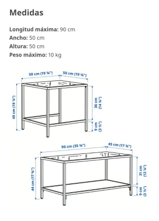 Mesa Nido Ikea Vittsjö Doble