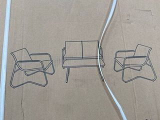 Conjunto de jardín Catania blanco SIN ABRIR.